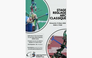 Stage de réglage d'arc classique